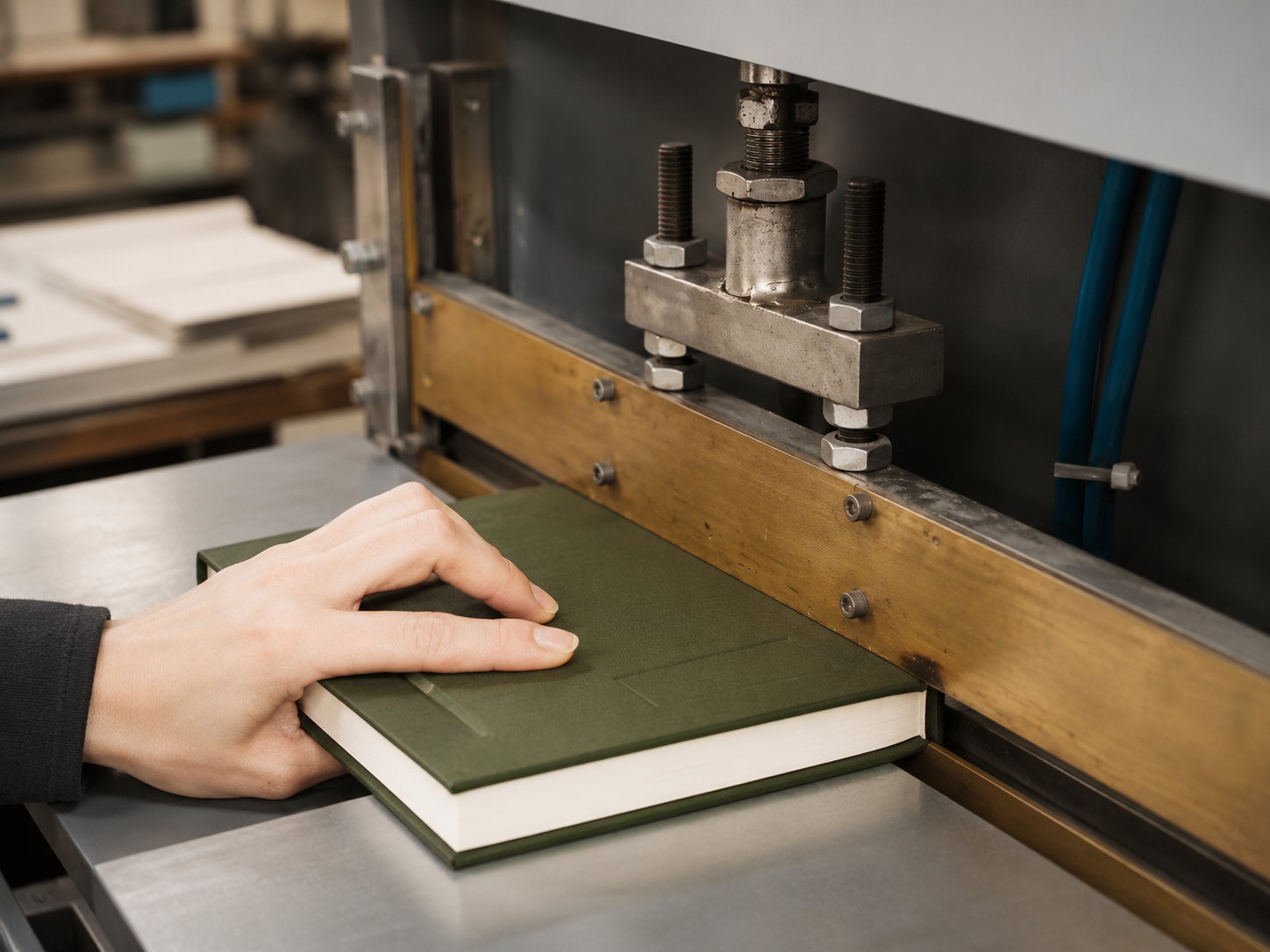 Bespokey Stationery manufacturing workspace