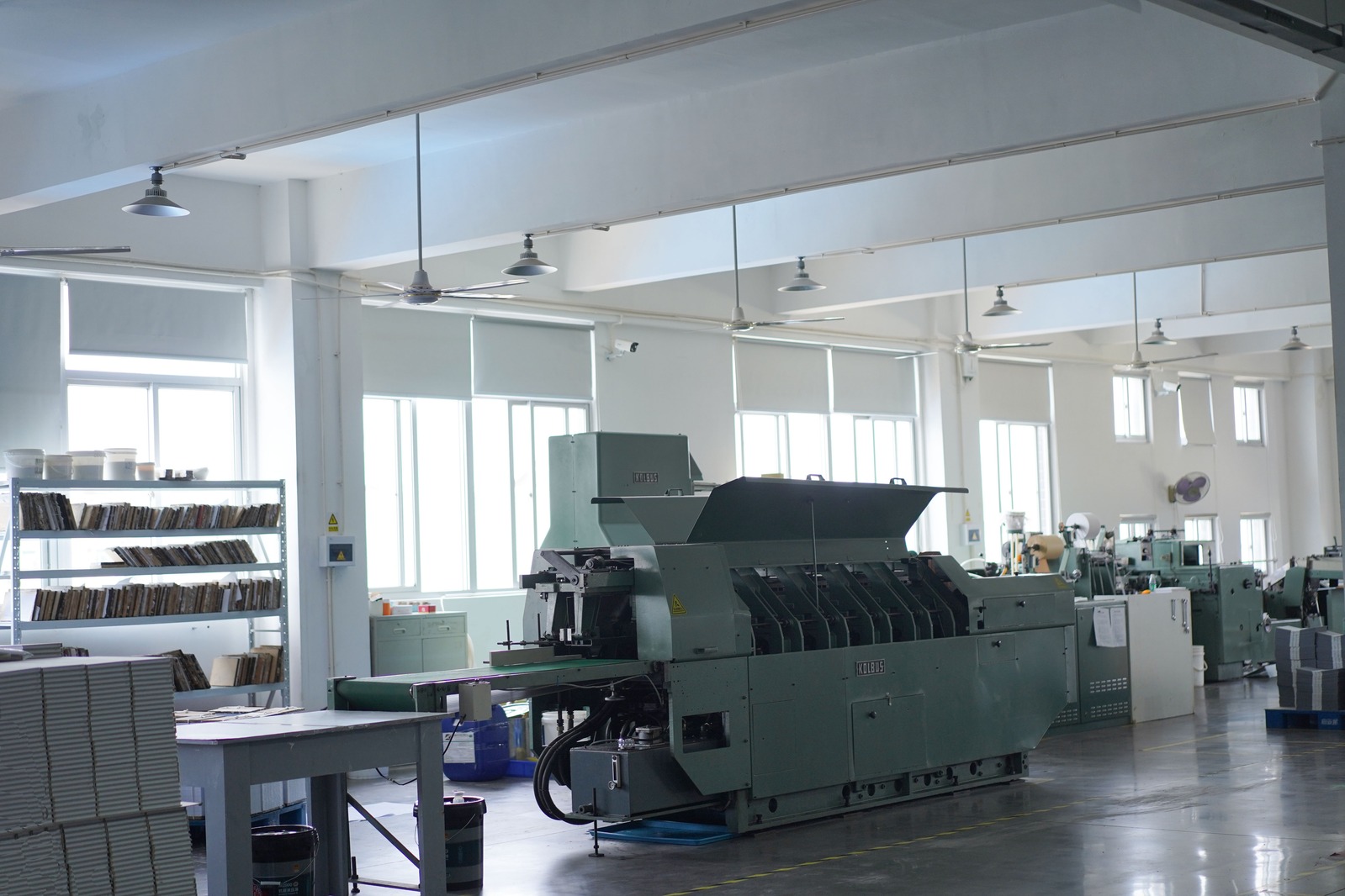 Bespokey workers assembling custom stationery products in the factory