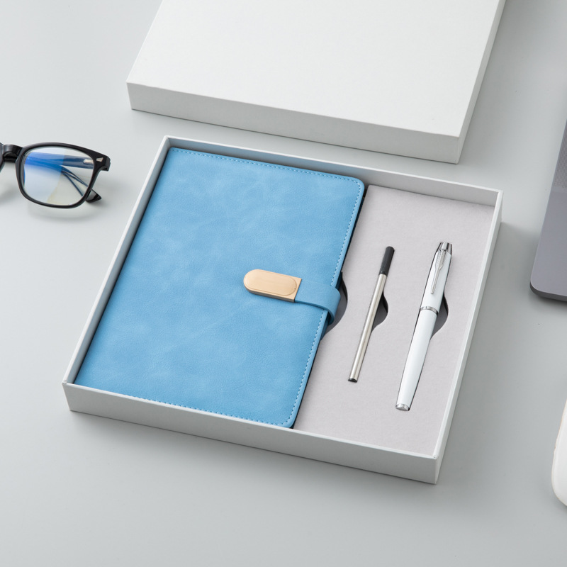 Travel Journal Notebook, Refillable Pen & Refill Gift Set