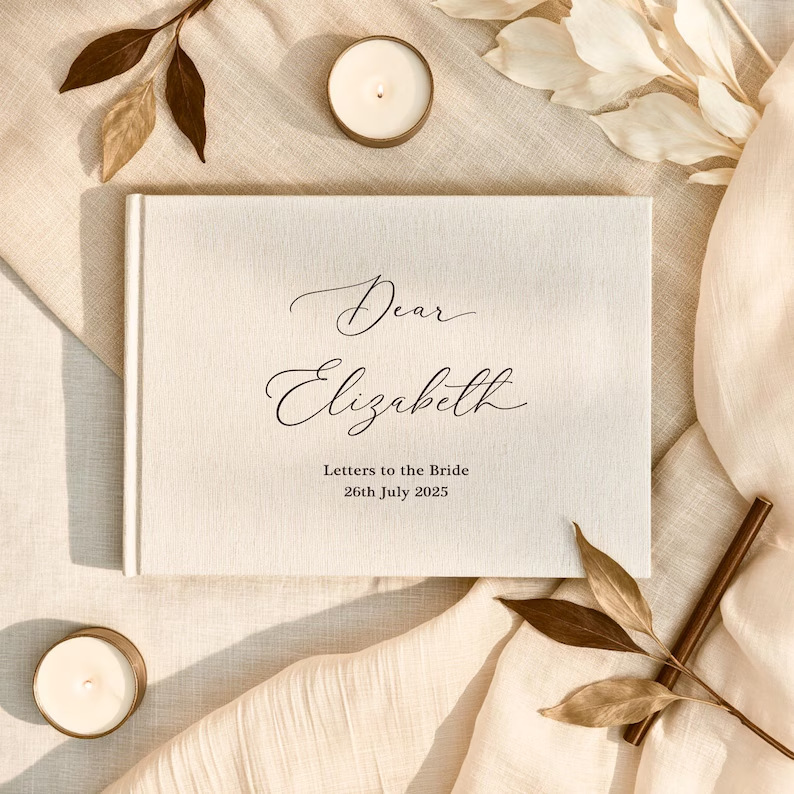 Fabric Hardcover Guestbook