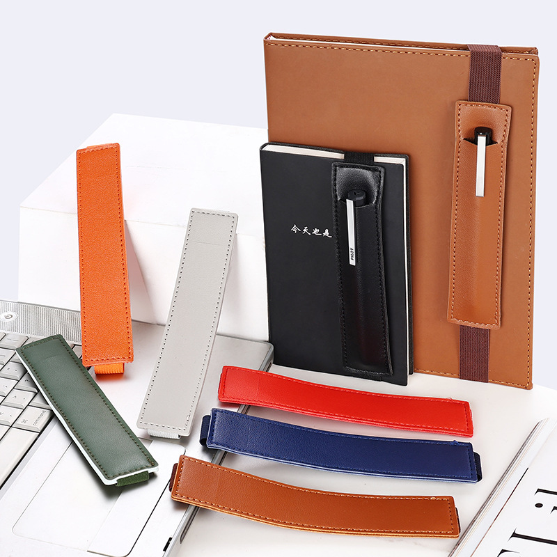 Slim Mixed-Material Adhesive Pen Sleeve