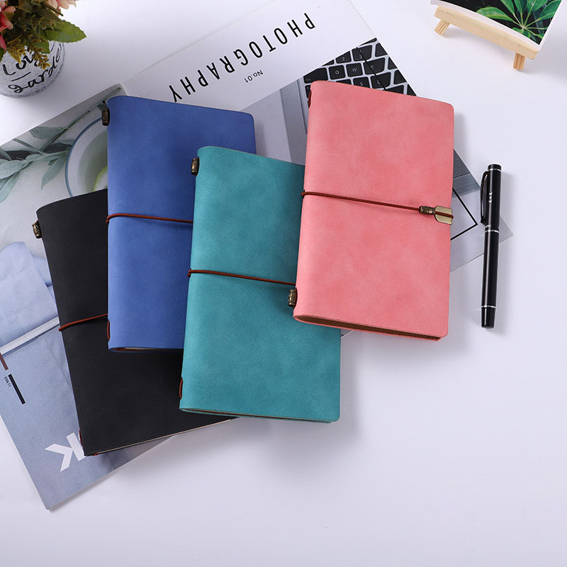Vegan Leather Traveler Notebook with Ring Closure
